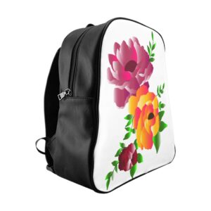 School Backpack – Flowers