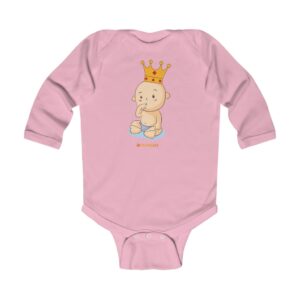 Infant Long Sleeve Bodysuit – Baby Queen(Vanila)