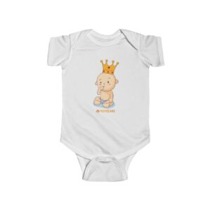 Infant Fine Jersey Bodysuit – Baby Queen(Vanila)