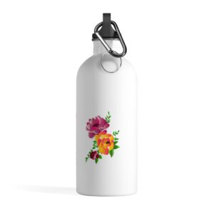Stainless Steel Water Bottle – Flowers