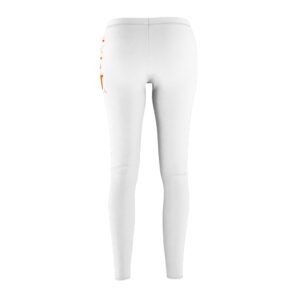Women’s Cut & Sew Casual Leggings – Up With Fit(White)