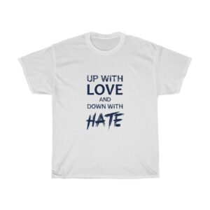 Black and Blue Tshirt – Up with Love – 2021 end Release