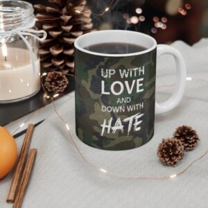 Mug – Up with Love – Green Camo