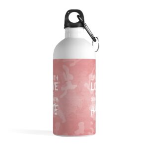 Stainless Steel Water Bottle – Up with Love Pink Camo